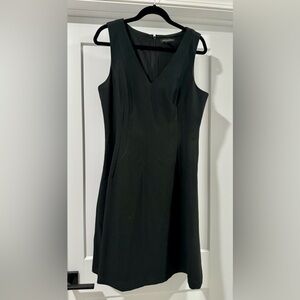 Banana Republic Black Sleeveless Fit-and-Flare Mini Dress